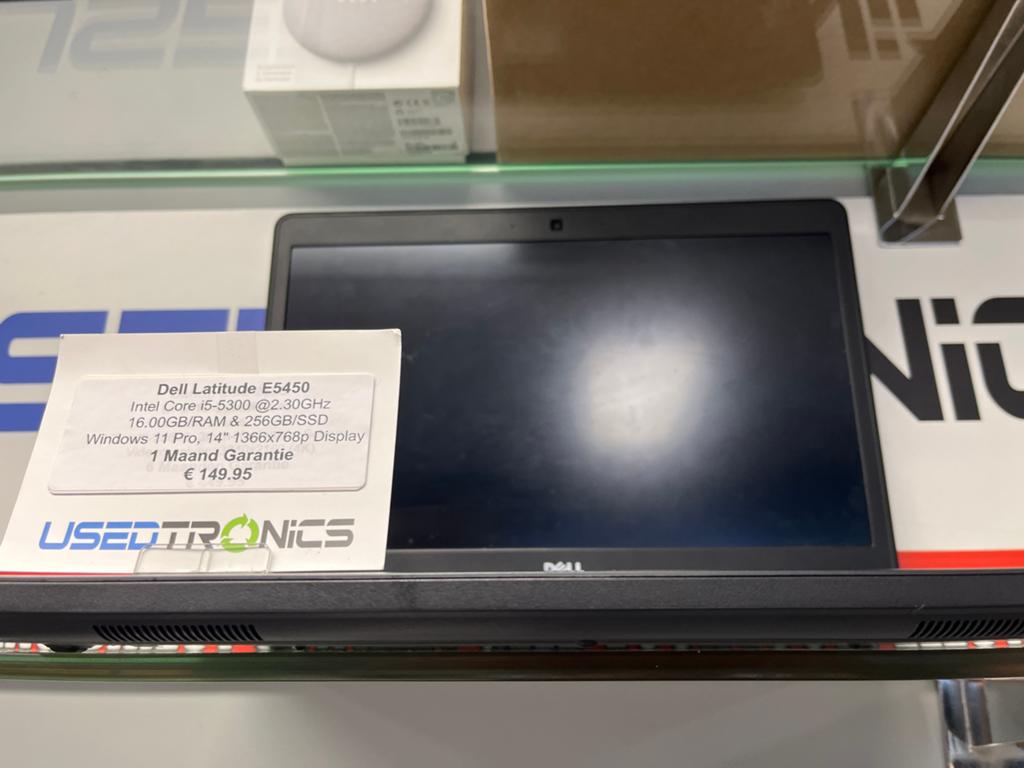 Dell Latitude E5450 i5-5300 16GB RAM 256GB SSD Windows 11 Pr, 2 tot 3 Ghz, Qwerty, 14 inch, Ophalen of Verzenden