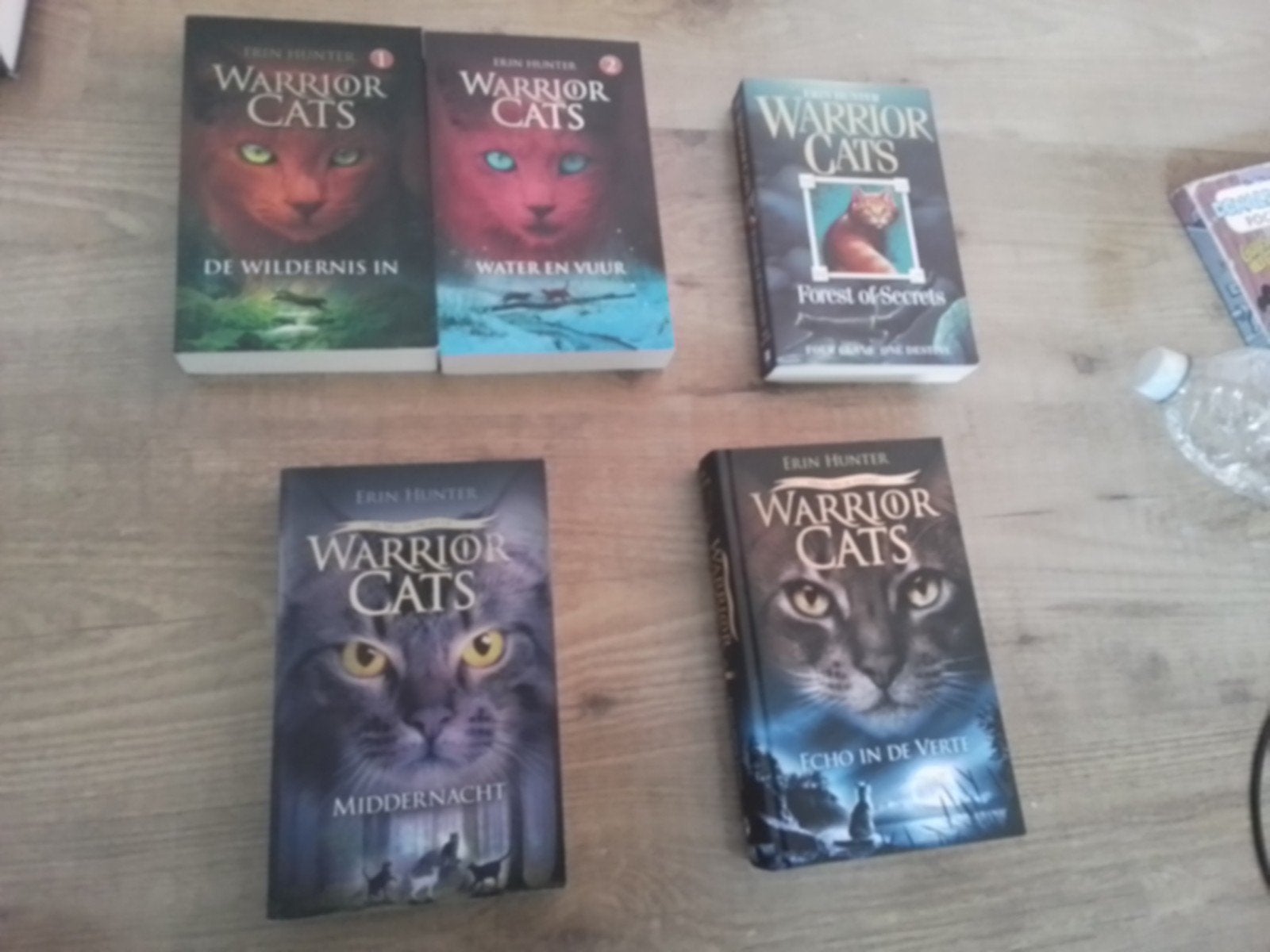 Warrior Cats boeken - Erin Hunter (5 stuks), Boeken, Ophalen of Verzenden, Zo goed als nieuw, Erin Hunter