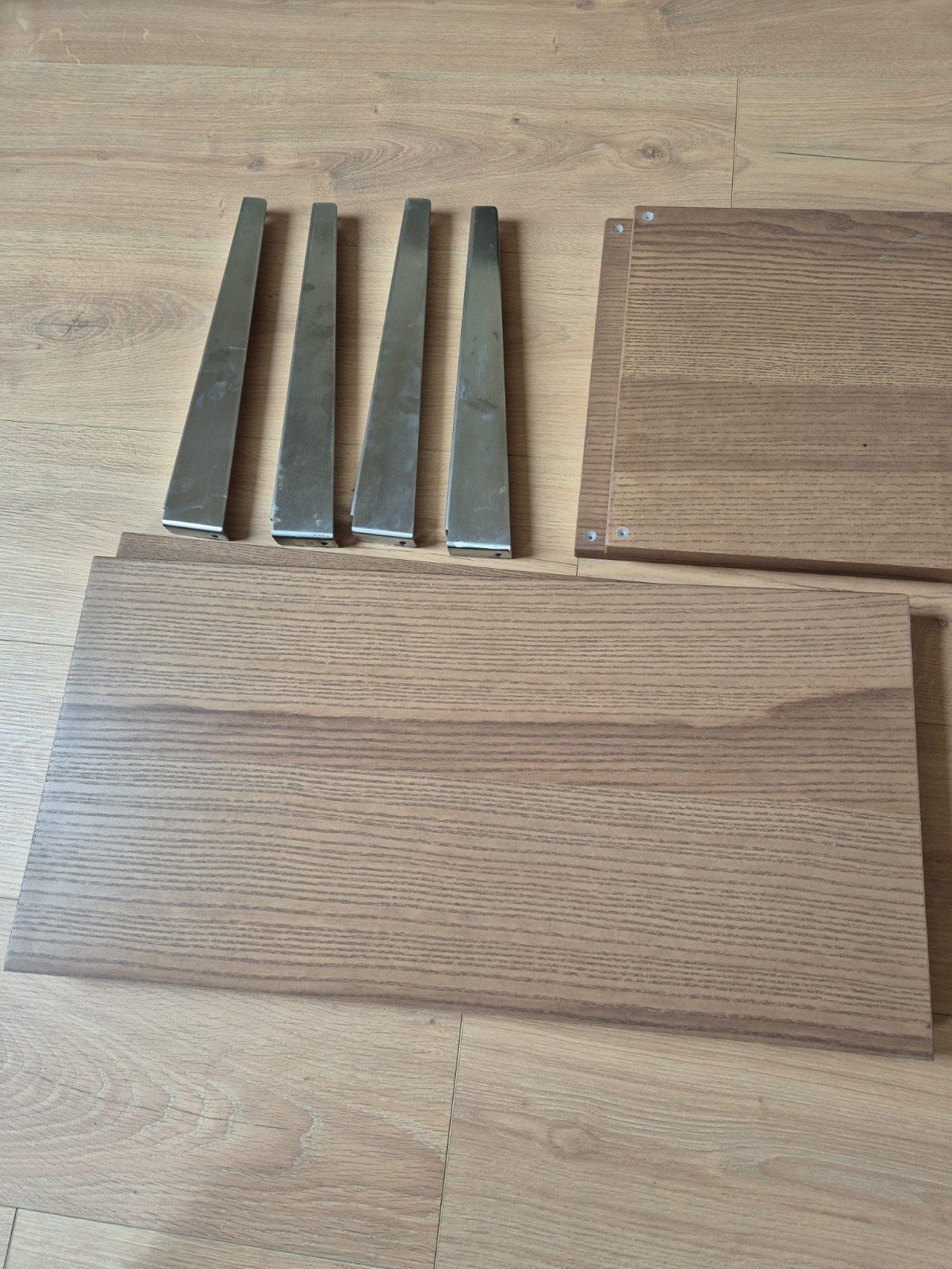 Set van 4 bruine IKEA wandplanken (60x30 cm), Ophalen of Verzenden, Gebruikt