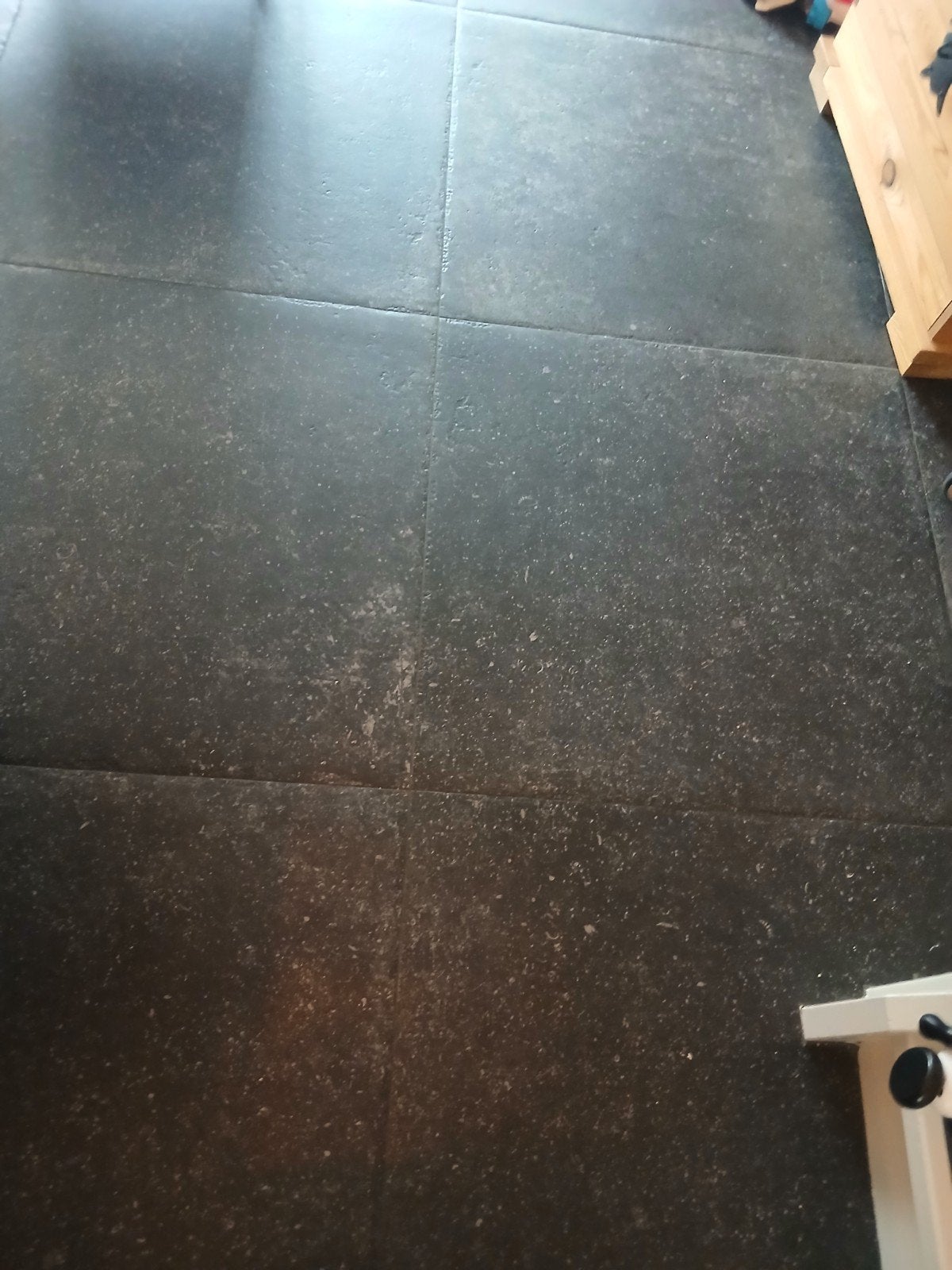 4x Antraciet vloertegels 80x80cm, Ophalen, 60 cm of meer, Nieuw, Minder dan 5 m²