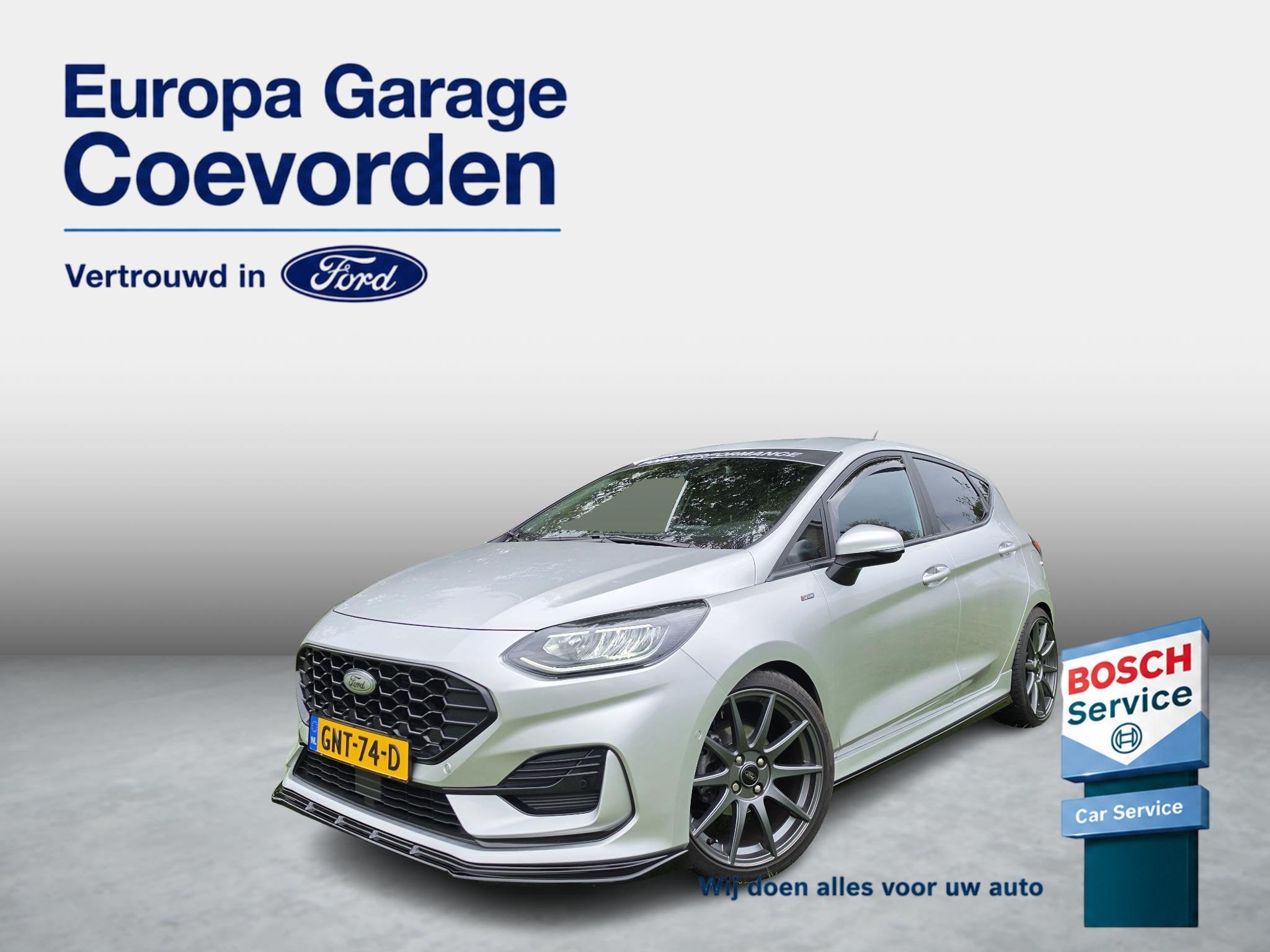 Ford Fiesta 1.0 EB 140 PK ST-Line | RICA STAGE 1 | GLASCOATI, Voorwielaandrijving, Dealer onderhouden, Stof, Bedrijf