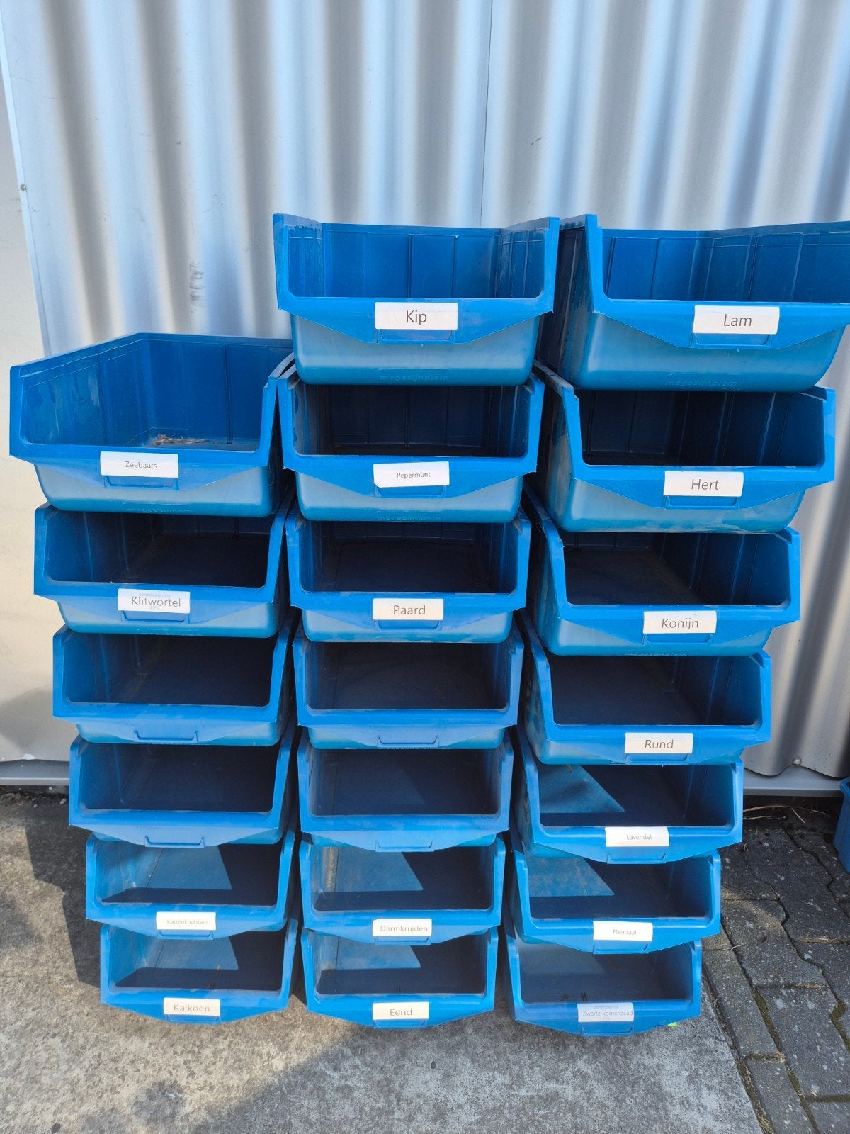 Magazijnbakken, Ophalen, ., ., .