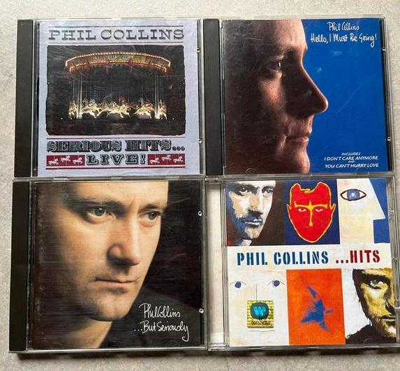 4 cd’s Phil Collins ( zie omschrijving)(cd pop), Ophalen of Verzenden, Zo goed als nieuw