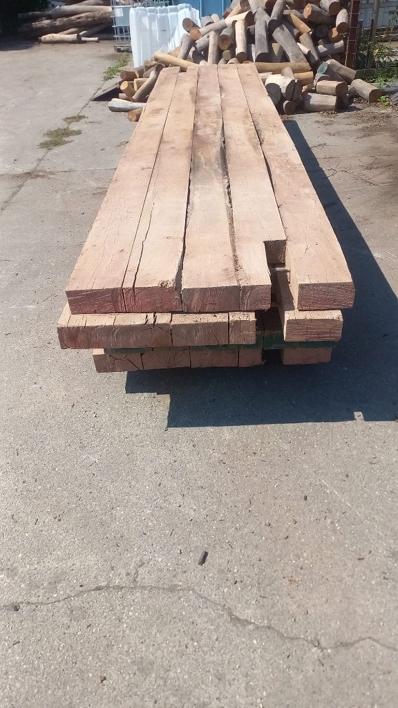 Rijplaten, dragline schotten, Azobe, Bangossi 5 m, Tuin en Terras, Ophalen, Minder dan 180 cm, Planken