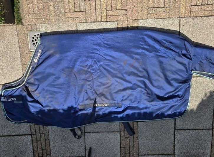 Bucas Smartex Extra Blue 145/198 6'6 + 0g hals, Gebruikt, Ophalen of Verzenden, Afneembare hals, Blauw