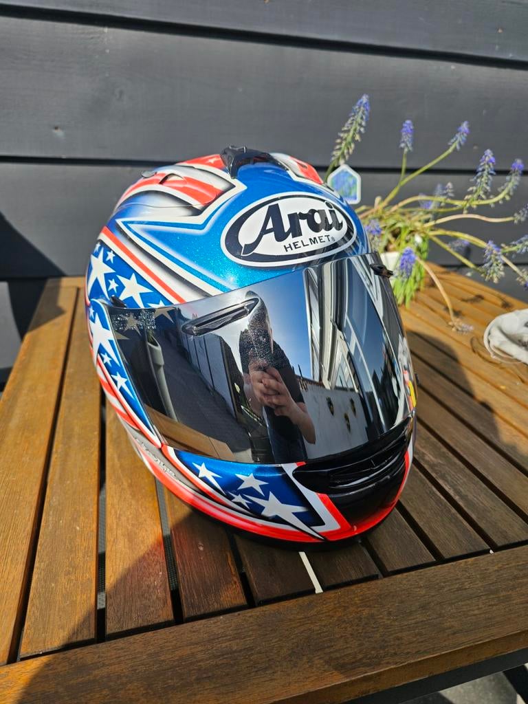 Arai RX7-GP, Motoren, Kleding | Motorhelmen, Heren, Integraalhelm, S, Arai, Tweedehands, Ophalen