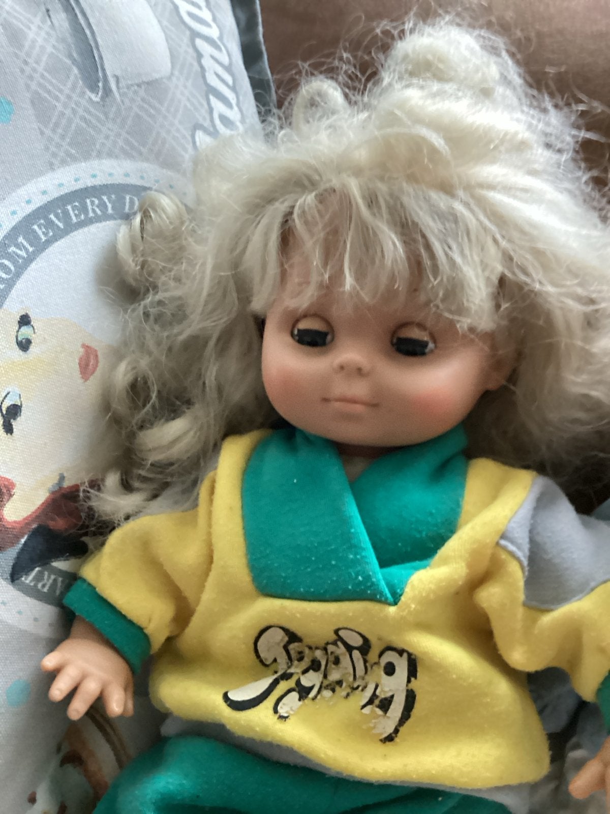Vintage Poppen Set met Kleding - 3 Stuks, Ophalen of Verzenden, Gebruikt, Babypop