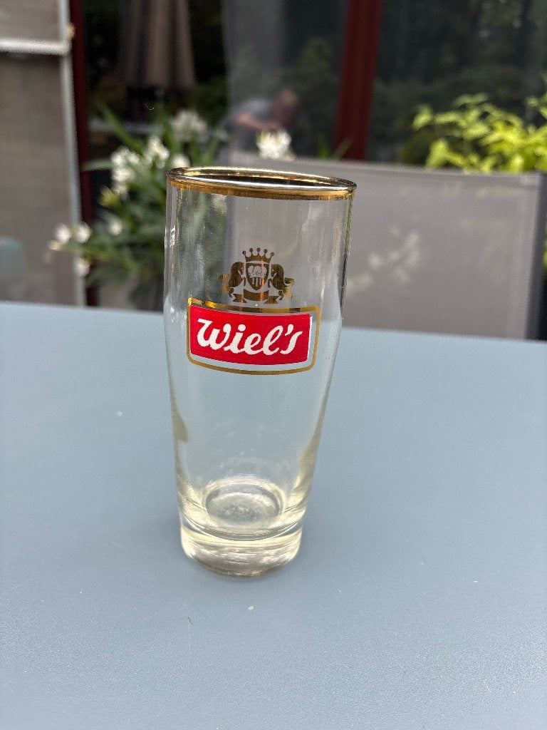 Bierglas - Wiel's, Verzamelen, Biermerken, Ophalen of Verzenden, Zo goed als nieuw, Glas of Glazen, Overige merken