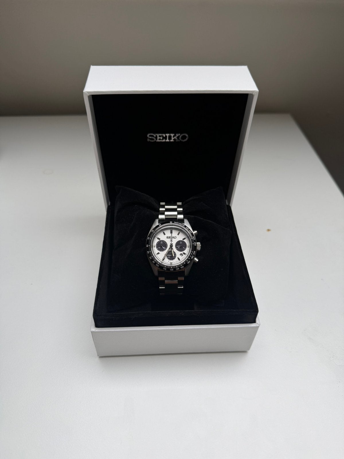 Seiko Prospex Speedtimer | full set, Ophalen of Verzenden, Zo goed als nieuw, Zilver, Seiko
