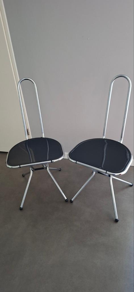 Niels Gammelgaard Ikea klapstoelen, Huis en Inrichting, Stoelen, Ophalen of Verzenden, Gebruikt, Twee