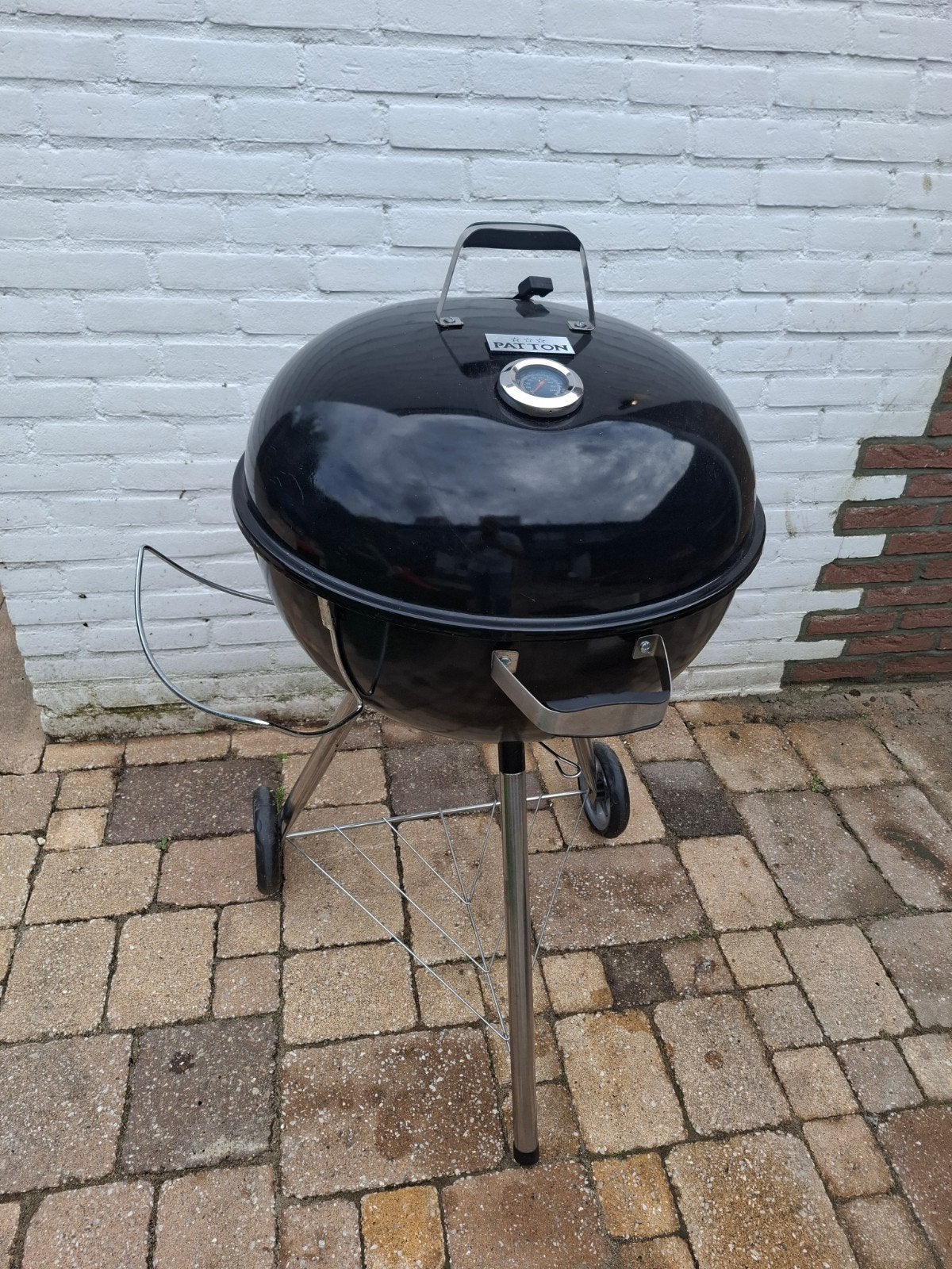 Patton Kettle Chef houtskoolbarbecue 47 cm premium black, Tuin en Terras, Ophalen, Zo goed als nieuw, Patton
