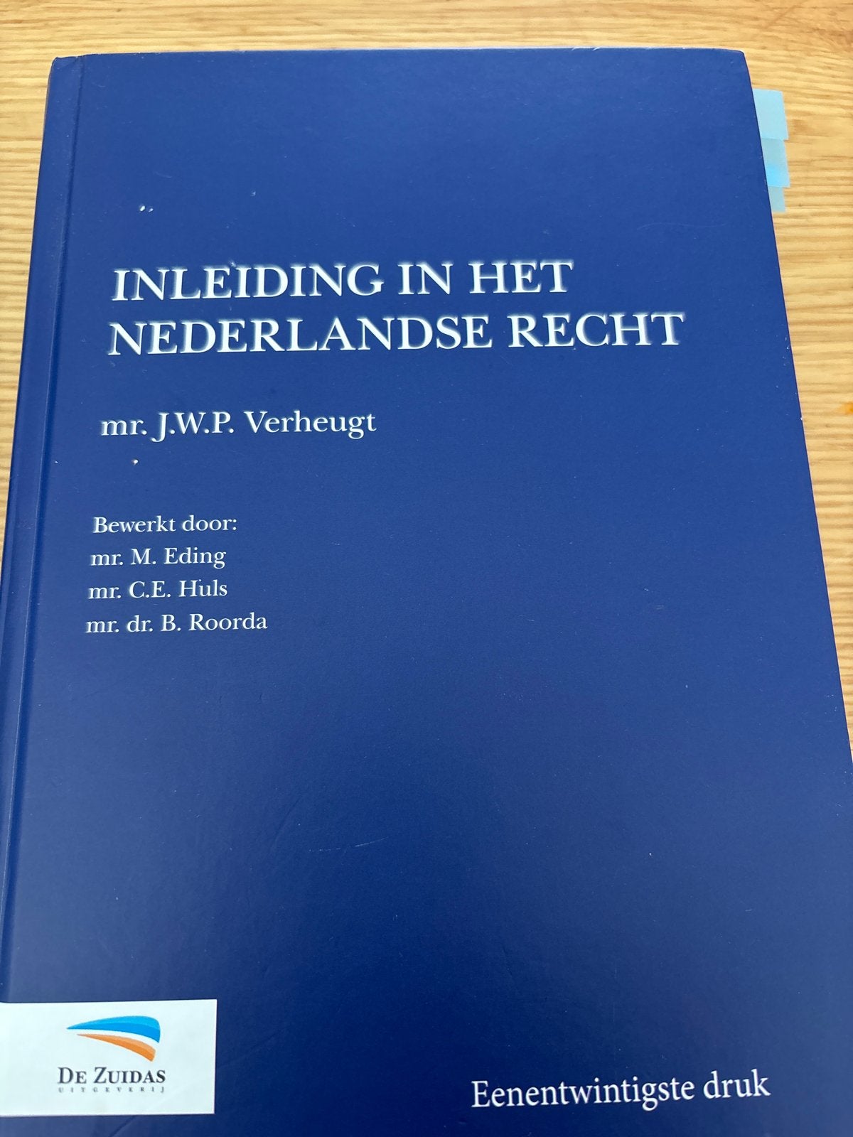 Inleiding in het Nederlandse Recht - mr. J.W.P. Verheugt, Ophalen of Verzenden, Gamma, Gelezen, WO