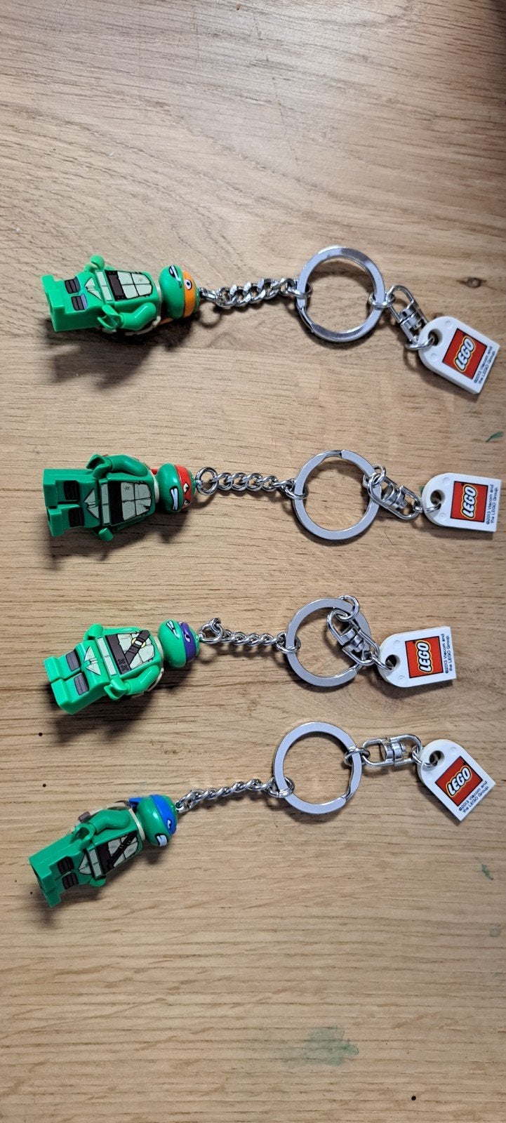 Lego Ninja Turtles sleutelhanger uit Legoland Denemarken, Kinderen en Baby's, Ophalen of Verzenden