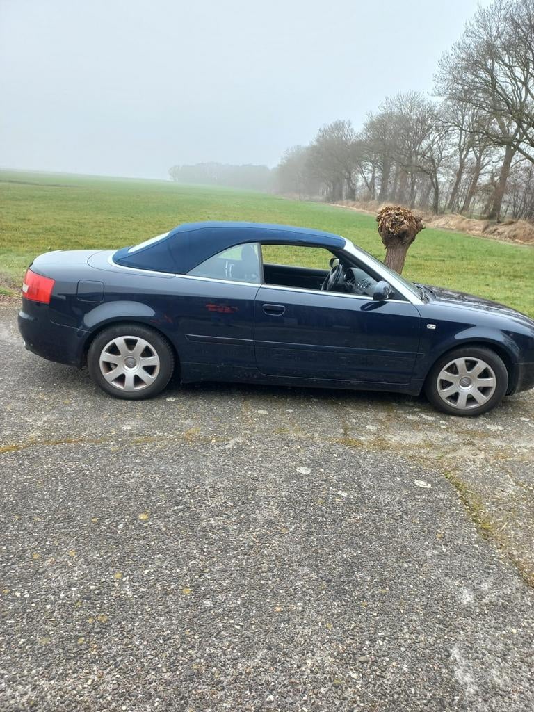 Audi, Cabrio, Auto's, Automaat, Blauw, Leder, Vierwielaandrijving