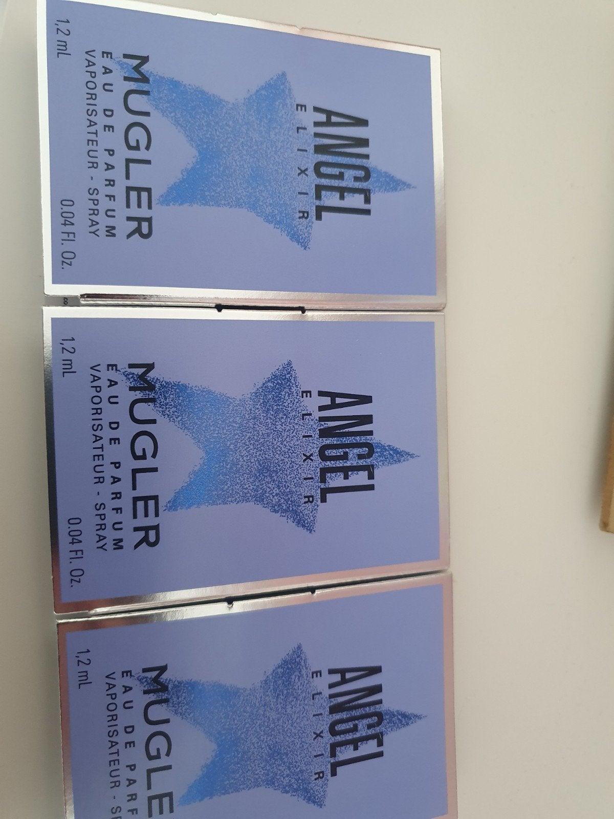 Mugler Angel Elixir Eau de Parfum - 3 samples van 1,2 ml, Ophalen of Verzenden, Nieuw