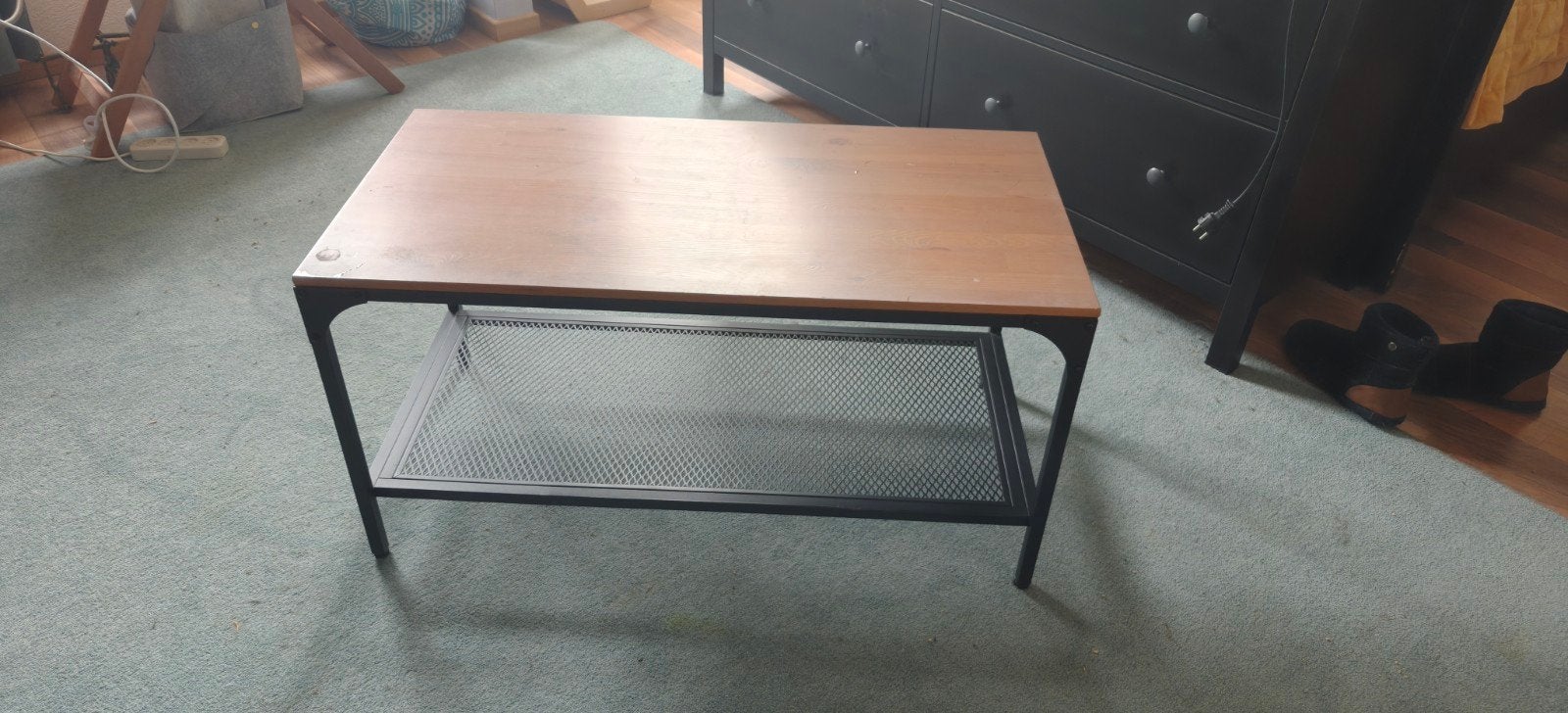 IKEA Fjallbo salontafel 90*46 industrieel ontwerp, Gebruikt, 100 tot 150 cm, 50 tot 100 cm, Minder dan 50 cm