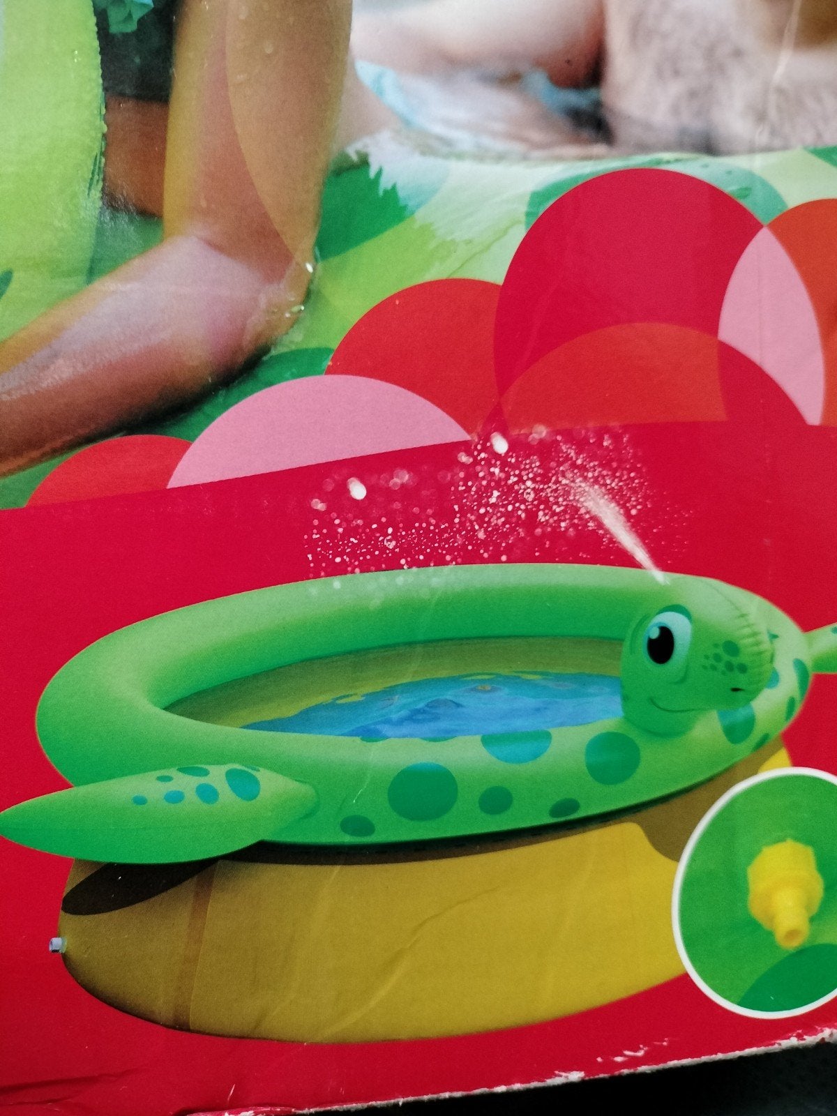 Jilong Opblaasbaar Zwembad Spray Schildpad 1.75m, Ophalen, Nieuw