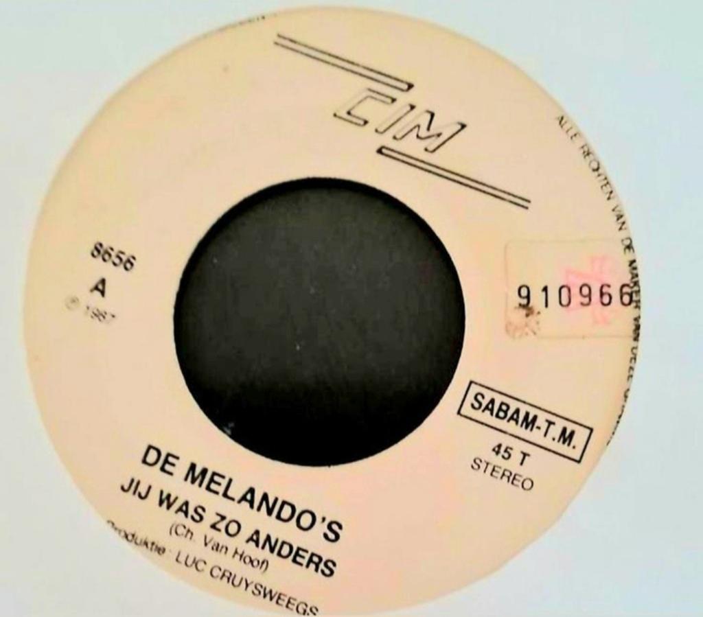 DE MELANDO'S  - JIJ WAS ZO ANDERS, Ophalen of Verzenden, Gebruikt, Nederlandstalig