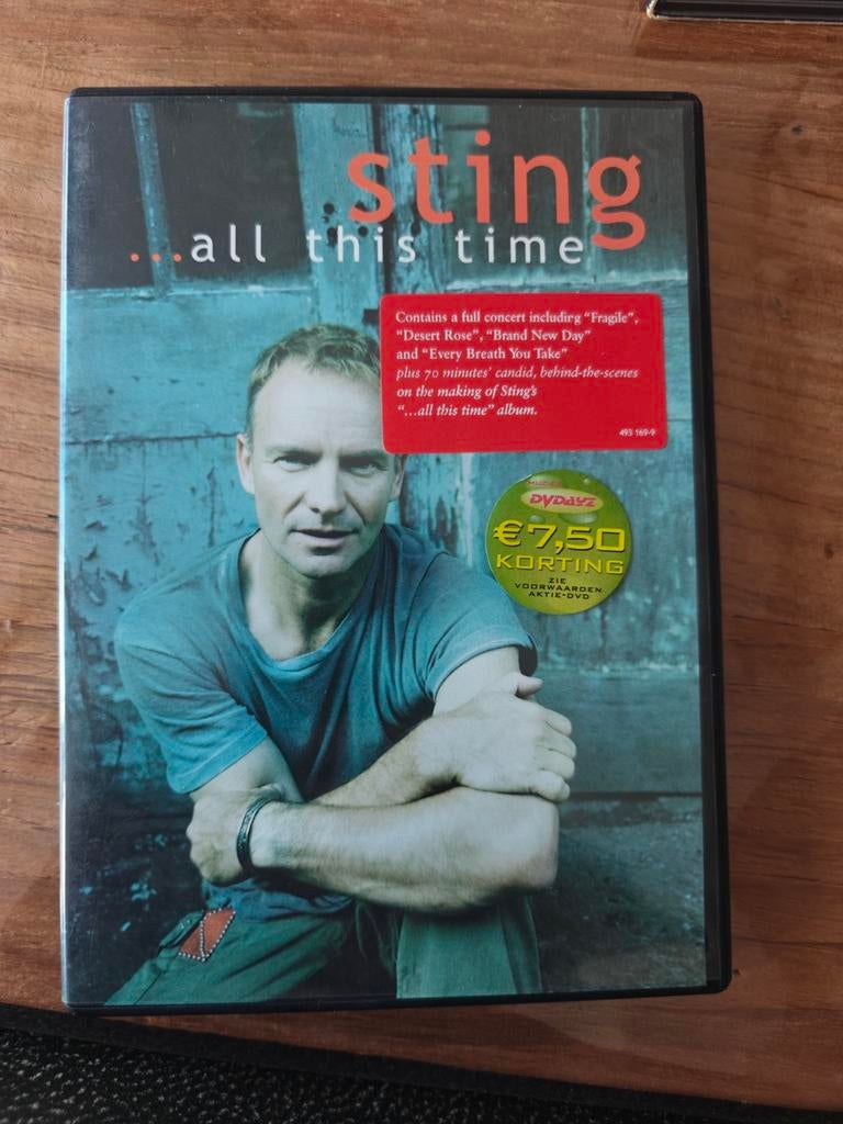 Sting - All This Time DVD (Live Concert & Documentaire), Alle leeftijden, Ophalen of Verzenden, Gebruikt