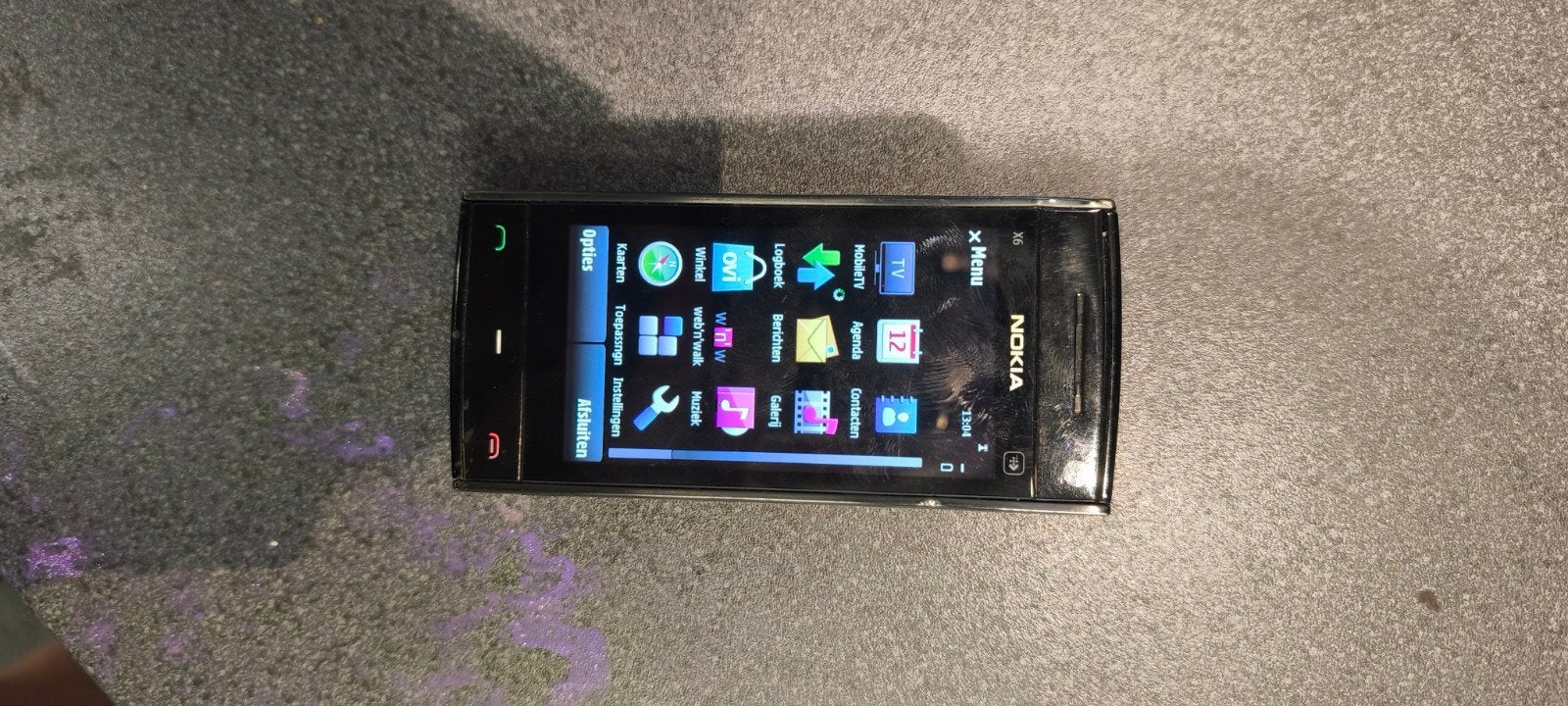 Nokia X6-16GB, Ophalen of Verzenden, Zwart
