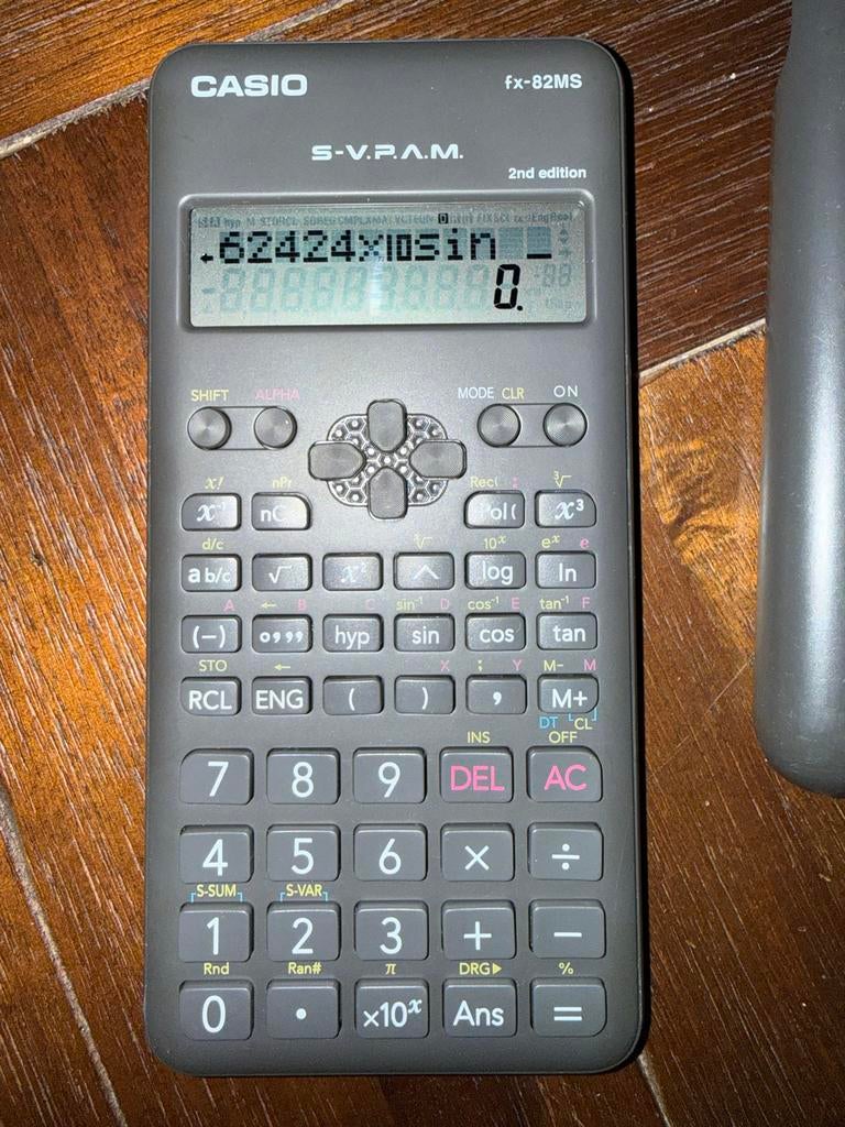 Casio fx-82MS 2nd edition rekenmachine, Ophalen of Verzenden