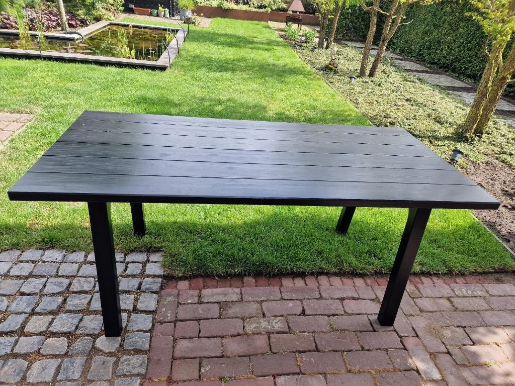 Tafel, Huis en Inrichting, Tafels | Eettafels, Gebruikt, 50 tot 100 cm, 150 tot 200 cm, Vijf personen of meer, Rechthoekig, Grenenhout
