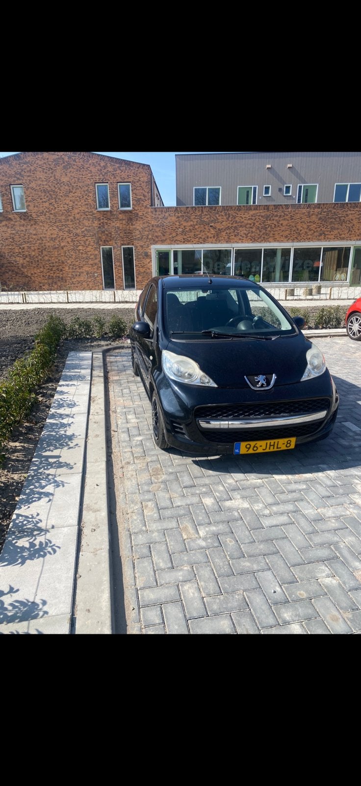 Peugeot 107 1.0 12V 3DR 2009 Zwart, Auto's, Voorwielaandrijving, 801 kg, 4 stoelen, Origineel Nederlands