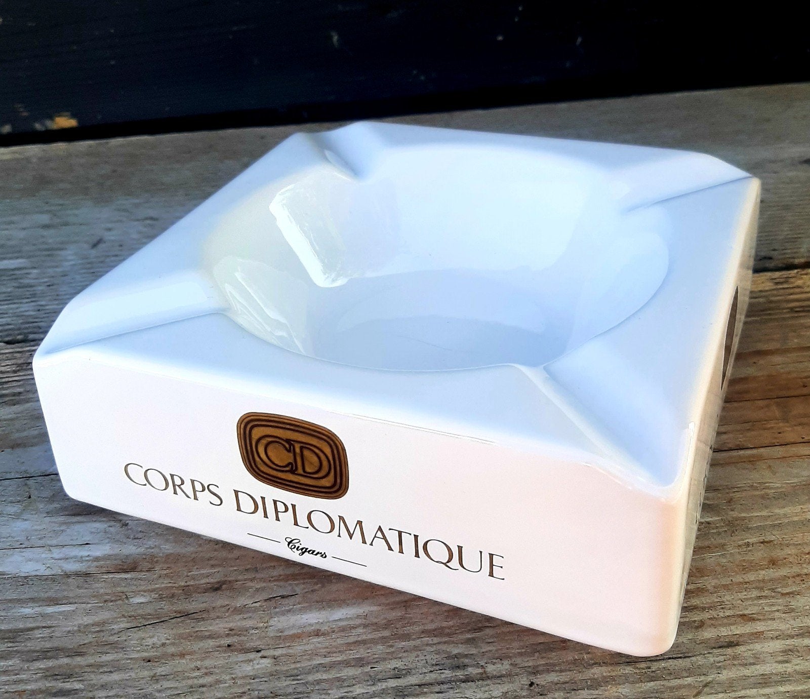 Corps Diplomatique Cigars - Vintage Asbak - (Sigaar / Luxe), Verzamelen, Rookartikelen, Aanstekers en Luciferdoosjes, Ophalen of Verzenden