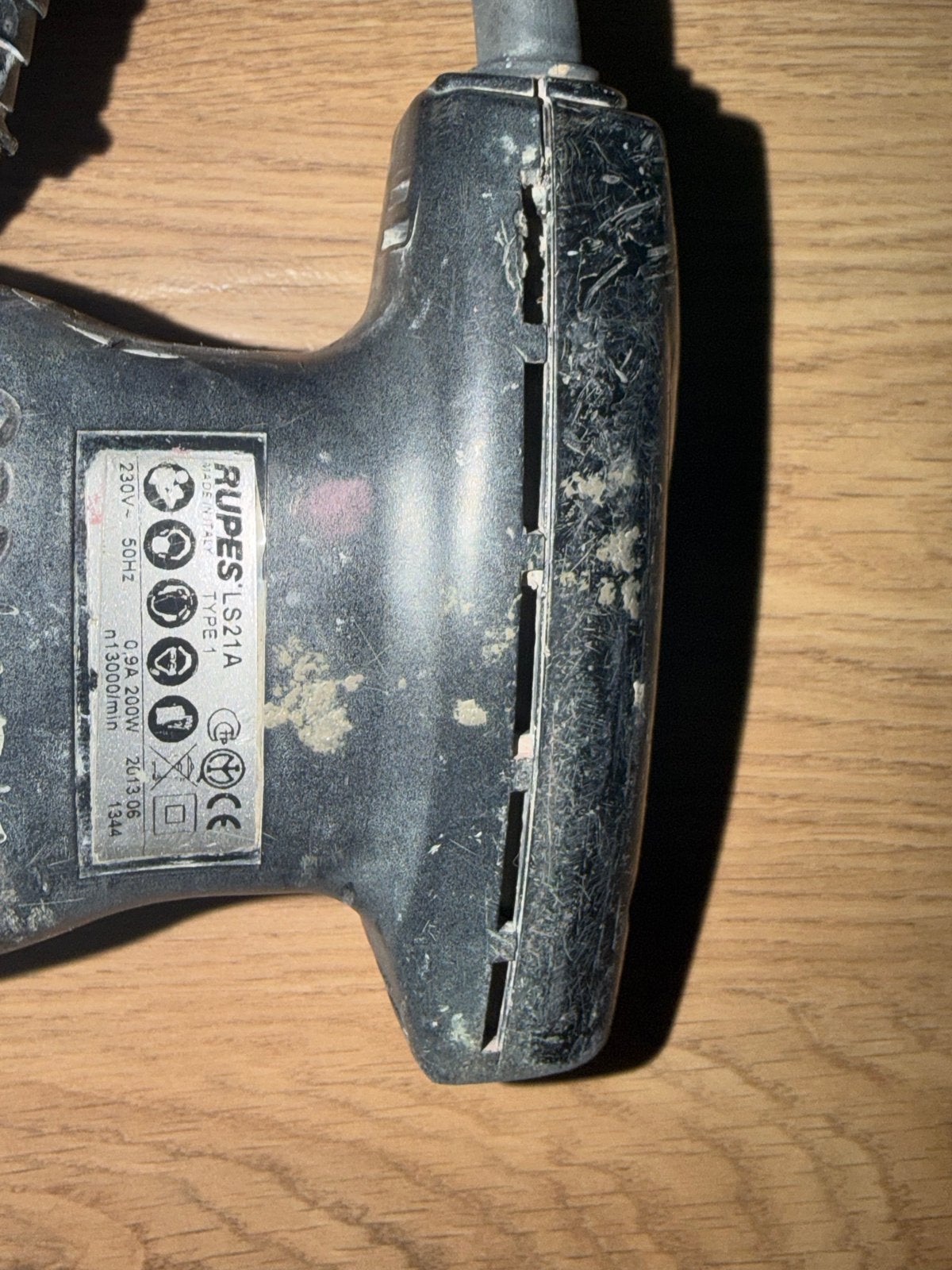 RUPES LS21A Vlakschuurmachine - Gebruikt, Ophalen of Verzenden, Gebruikt, Minder dan 600 watt, Vlakschuurmachine