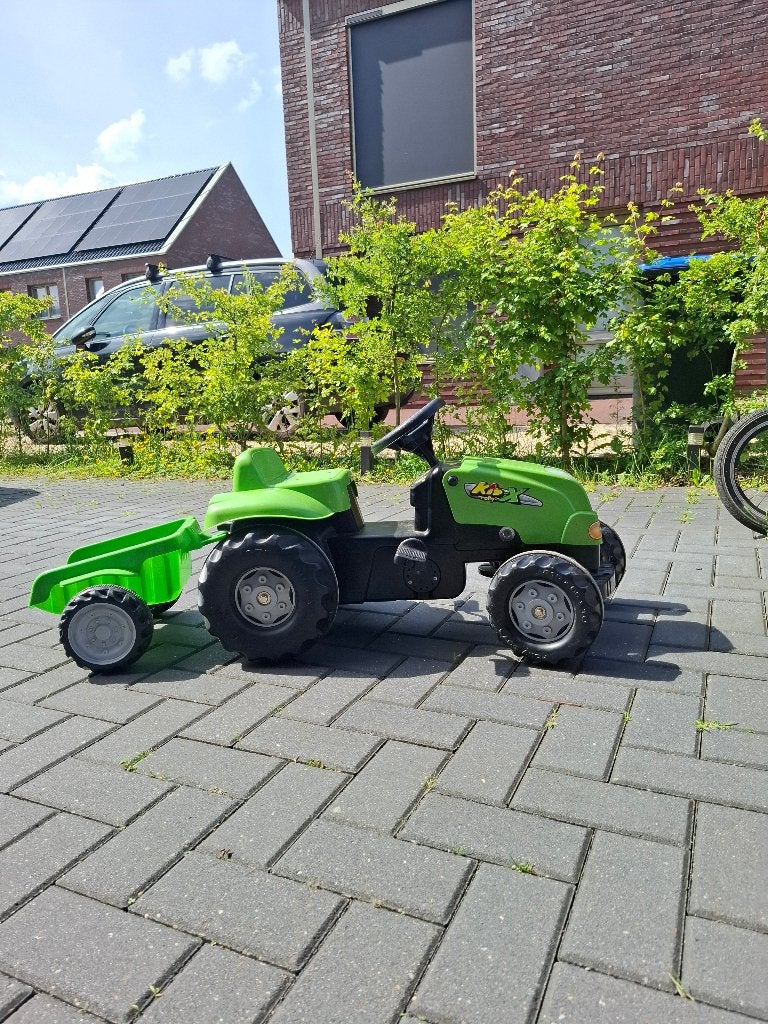 Traptrekker met aanhanger, Ophalen, Gebruikt, Trapvoertuig