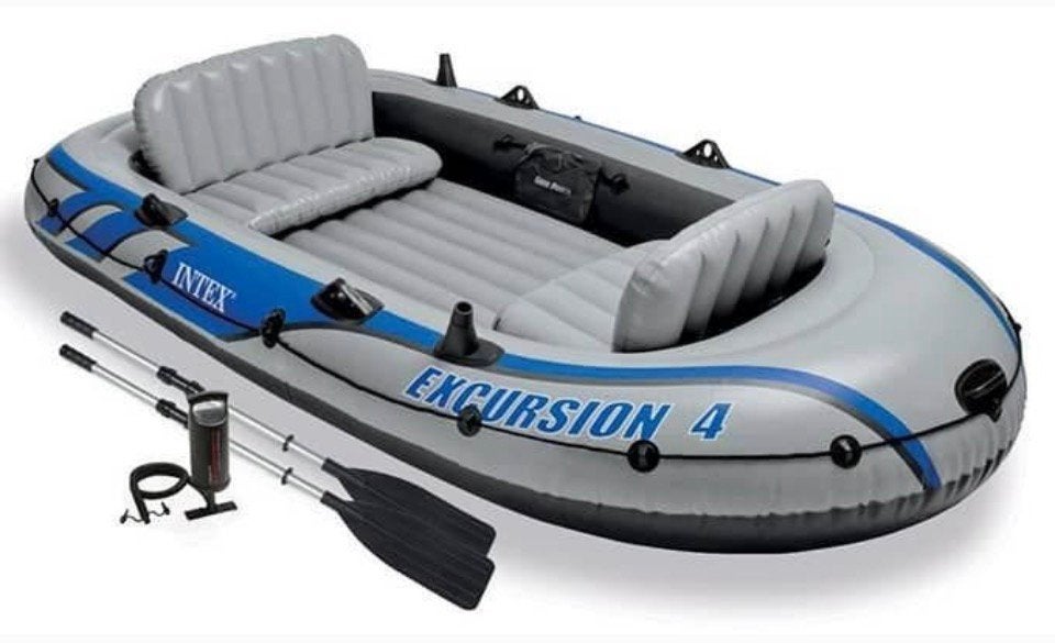 Intex Excursion 4 Boot, Opblaasbaar, Drie personen of meer, Overige typen, Ophalen of Verzenden