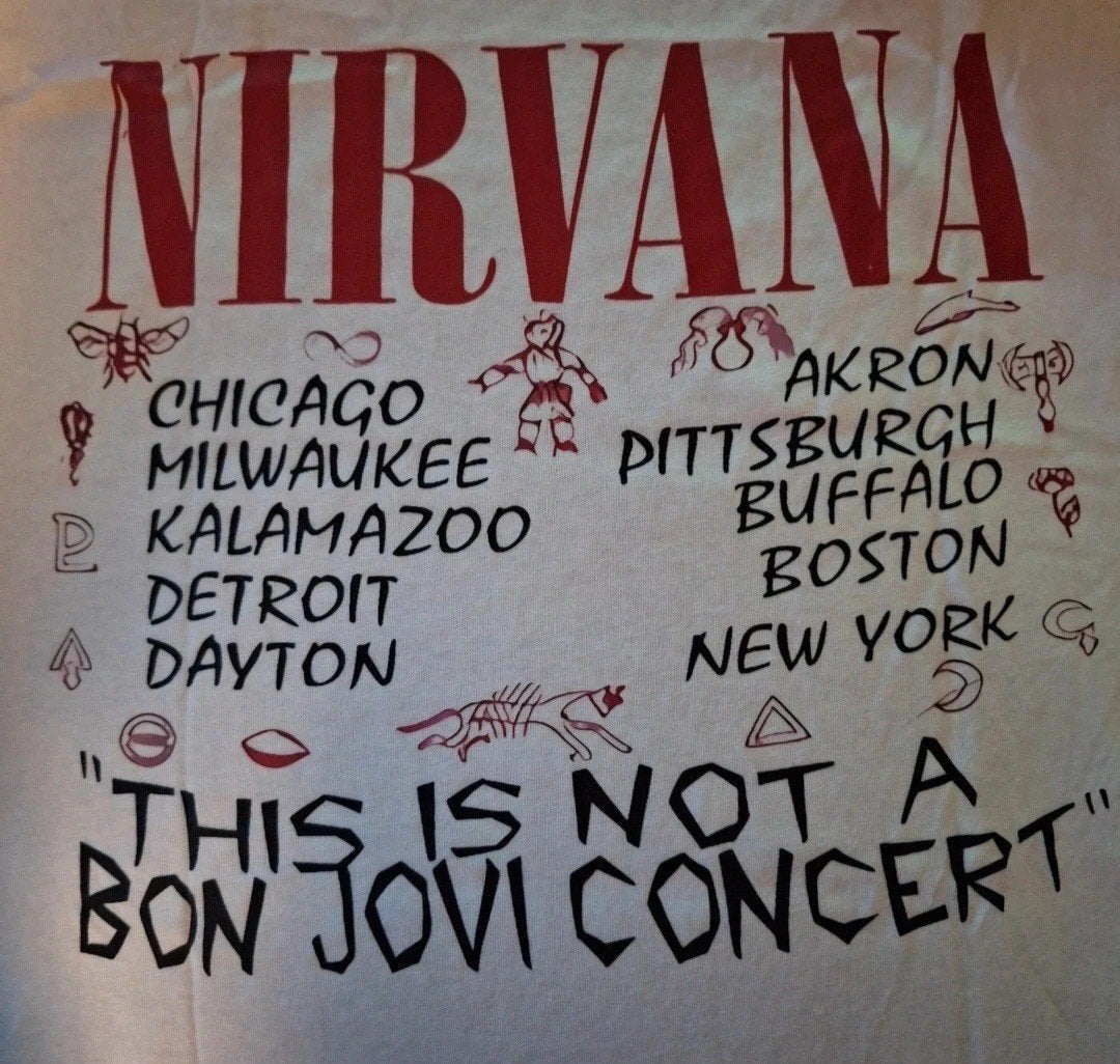 Gaaf Nirvana shirt maat XXXL, Zwart, Nieuw, Overige maten, Ophalen of Verzenden