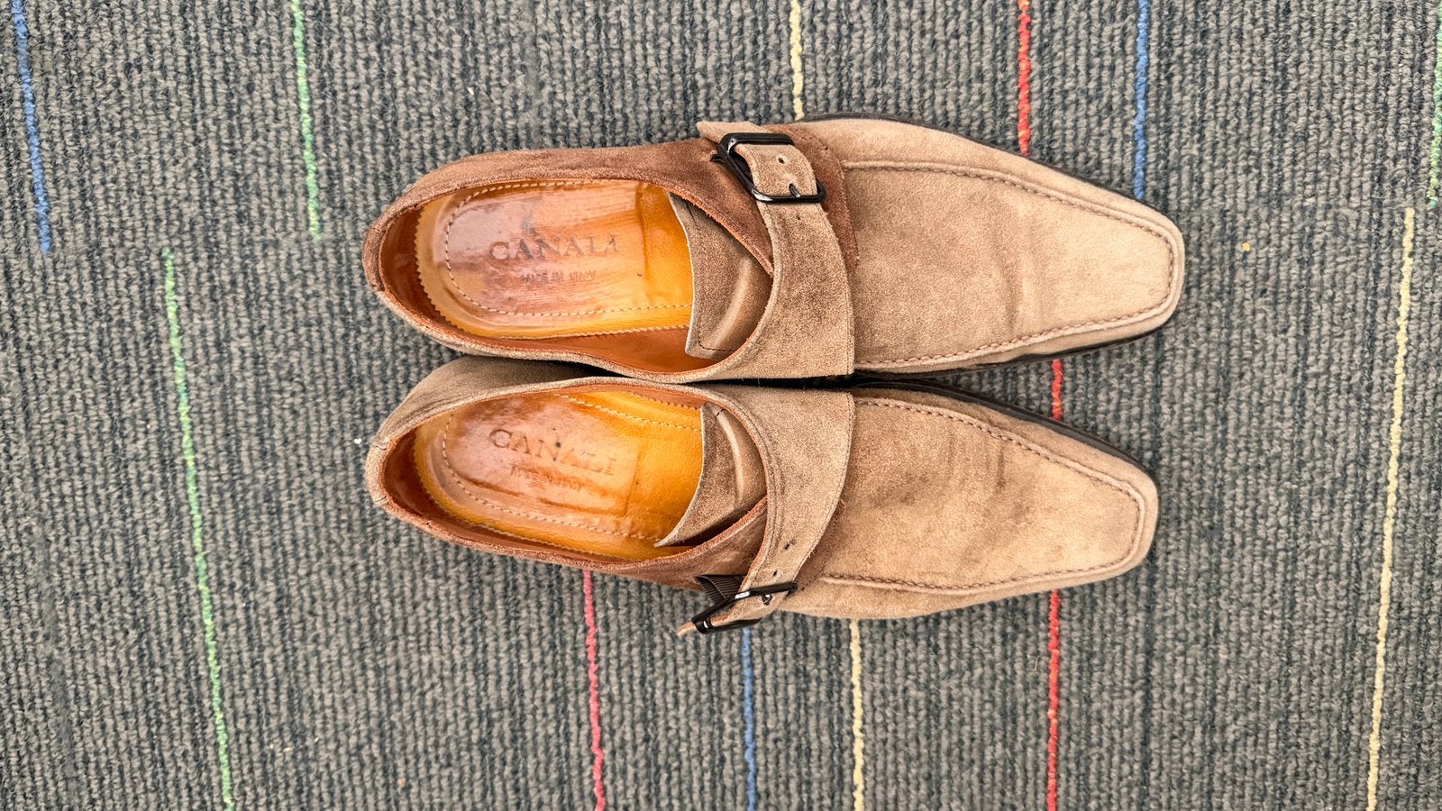 Canali suede loafers, zeer goede staat, Ophalen of Verzenden, Zo goed als nieuw, Blauw, Loafers