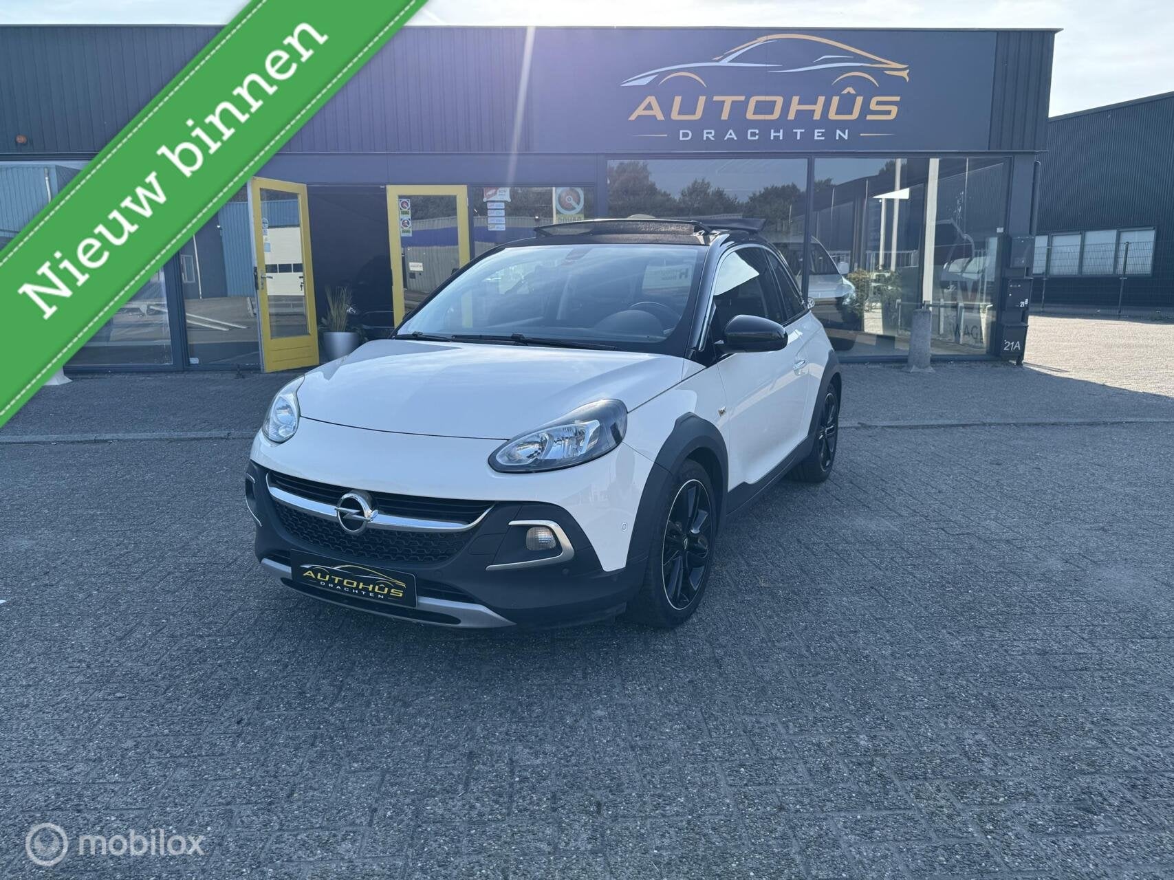 Opel ADAM 1.0 Turbo Rocks opendak Clima Cruise Controle lm v, Auto's, Voorwielaandrijving, Euro 5, ADAM, Gebruikt