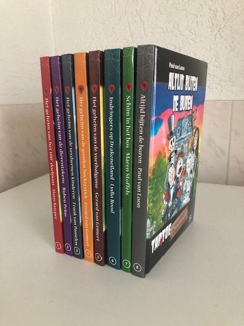 Taptoe spannende kinderboeken deel 1 t/m 8 - Nieuw, Ophalen of Verzenden, Zo goed als nieuw, Fictie