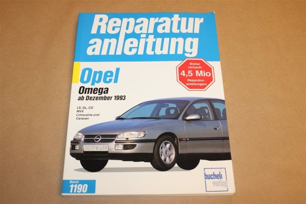 Opel Omega — Reparaturanleitung 1993-1995, Bucheli, Ophalen of Verzenden