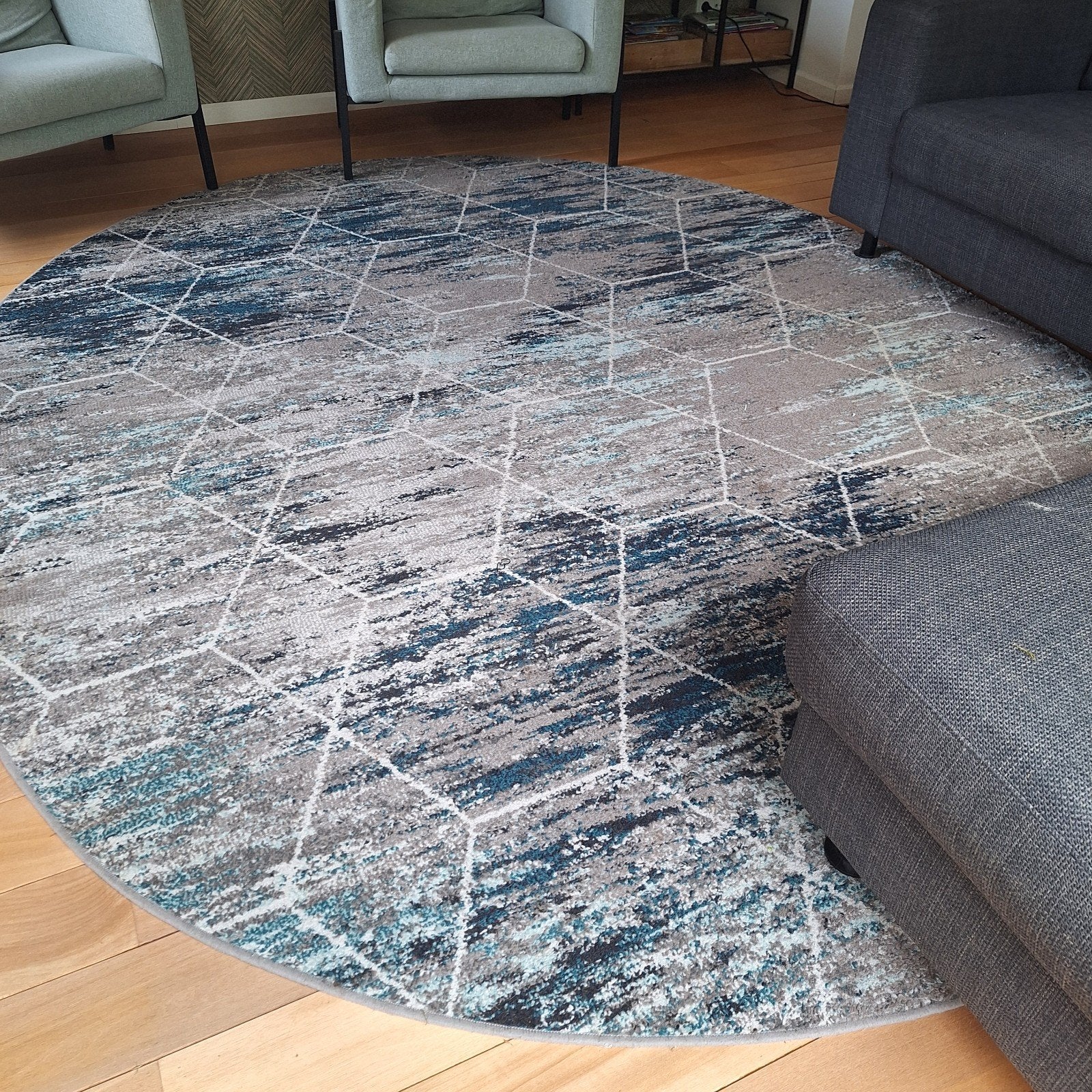 Ovaal vloerkleed 240x300, Huis en Inrichting, Ophalen, Zo goed als nieuw, Ovaal, 200 cm of meer