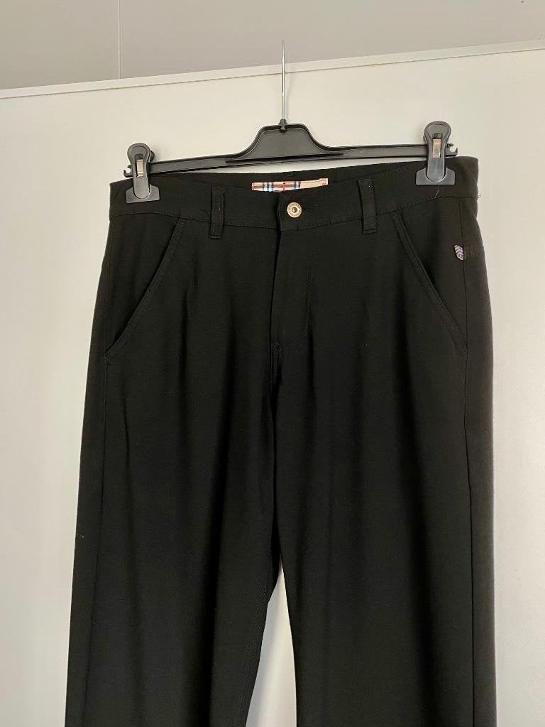 G630 Originele Burberry broek Mt. W31=M-38/40 pantalon, Kleding | Dames, Maat 38/40 (M), Zwart, Ophalen of Verzenden, Zo goed als nieuw