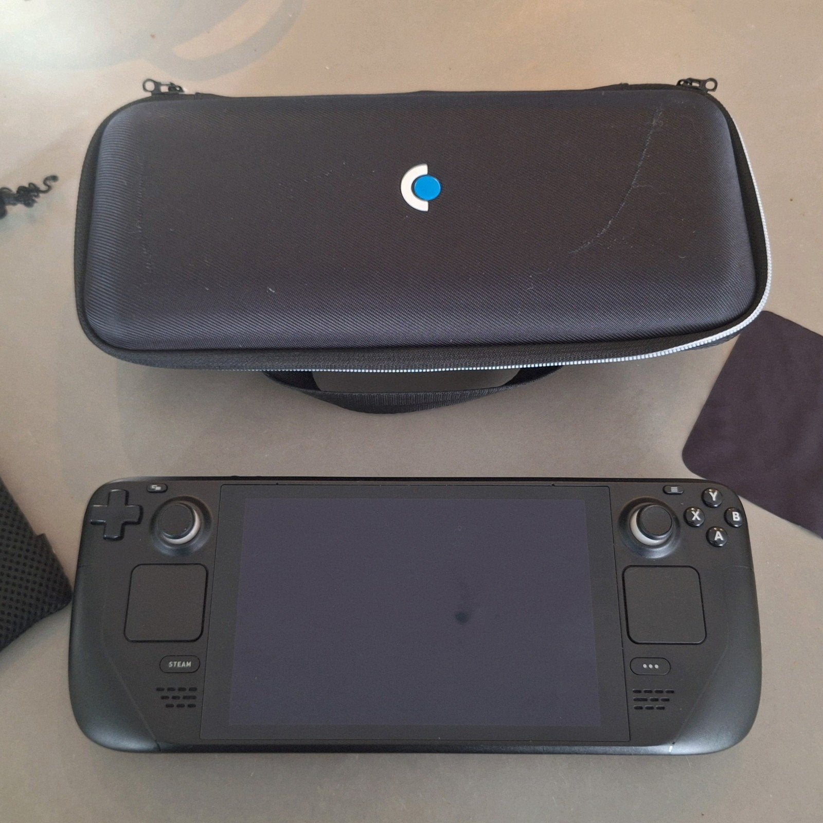 Steam Deck LCD 518GB met hoes en oplader, Ophalen of Verzenden, Valve, Gebruikt