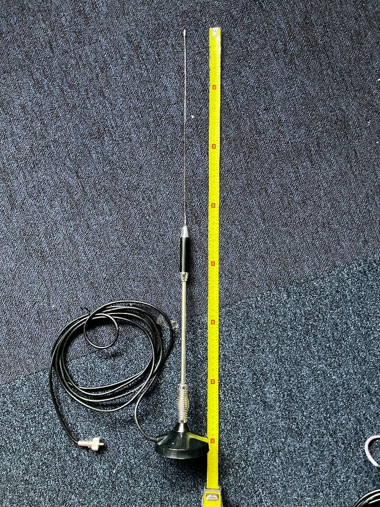 72 cm lange 27 mc antenne met magneetvoet voor autodak, Ophalen of Verzenden, Gebruikt, Antenne