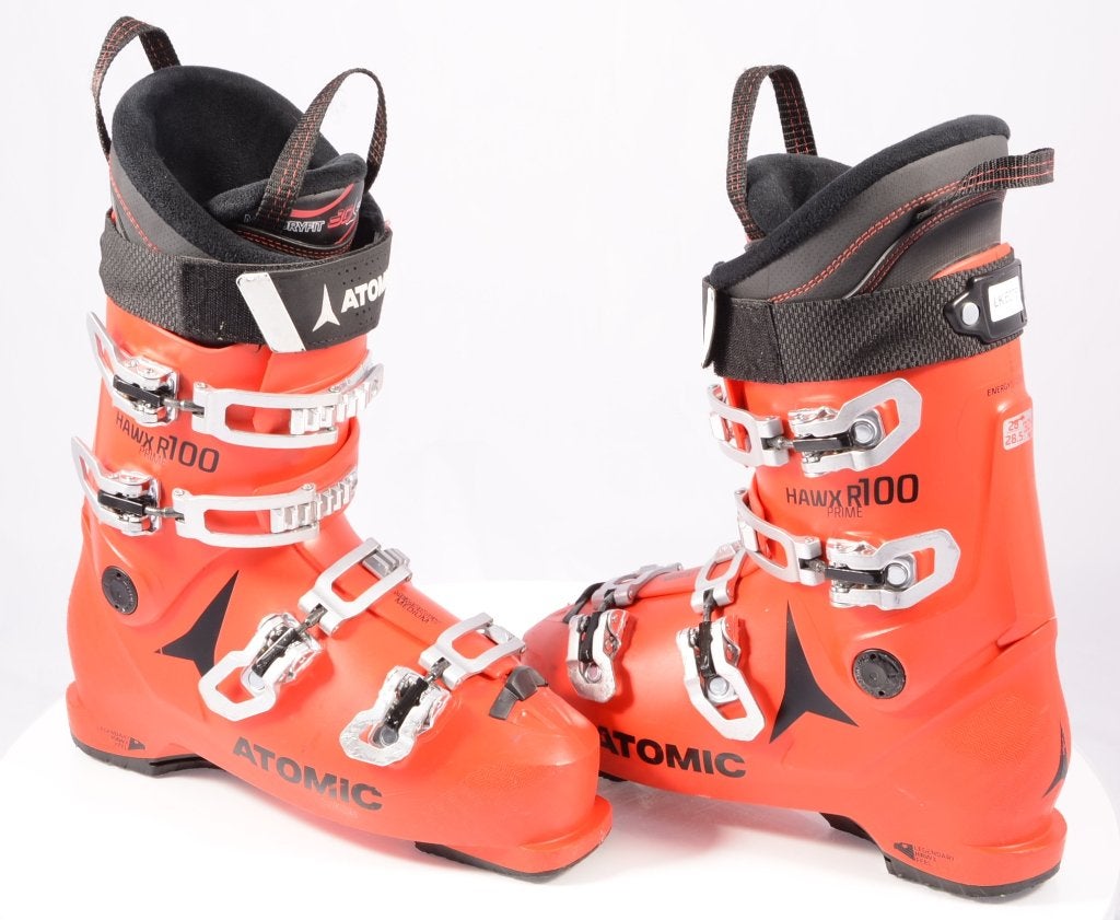 40,5 41 42 42,5 EU skischoenen ATOMIC HAWX PRIME 100 R, RED, Sport en Fitness, 160 tot 180 cm, Gebruikt, Verzenden, Schoenen