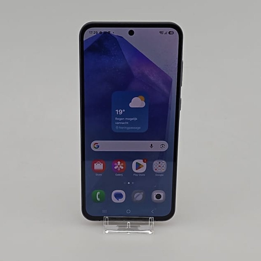 Samsung Galaxy A55 5G 128GB DUOS Blauw, Telecommunicatie, Samsung, Gebruikt, Support@Samsung.com, 129, Samsung-ro, Yeongtong-gu
Suwon-si, Gyeonggi-do 16677
South Korea