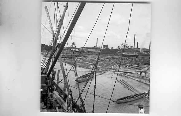 scheepvaart-foto-SURINAME?-aanboord clio-KNSM, Ophalen of Verzenden, Zo goed als nieuw, Motorboot, Boek of Tijdschrift