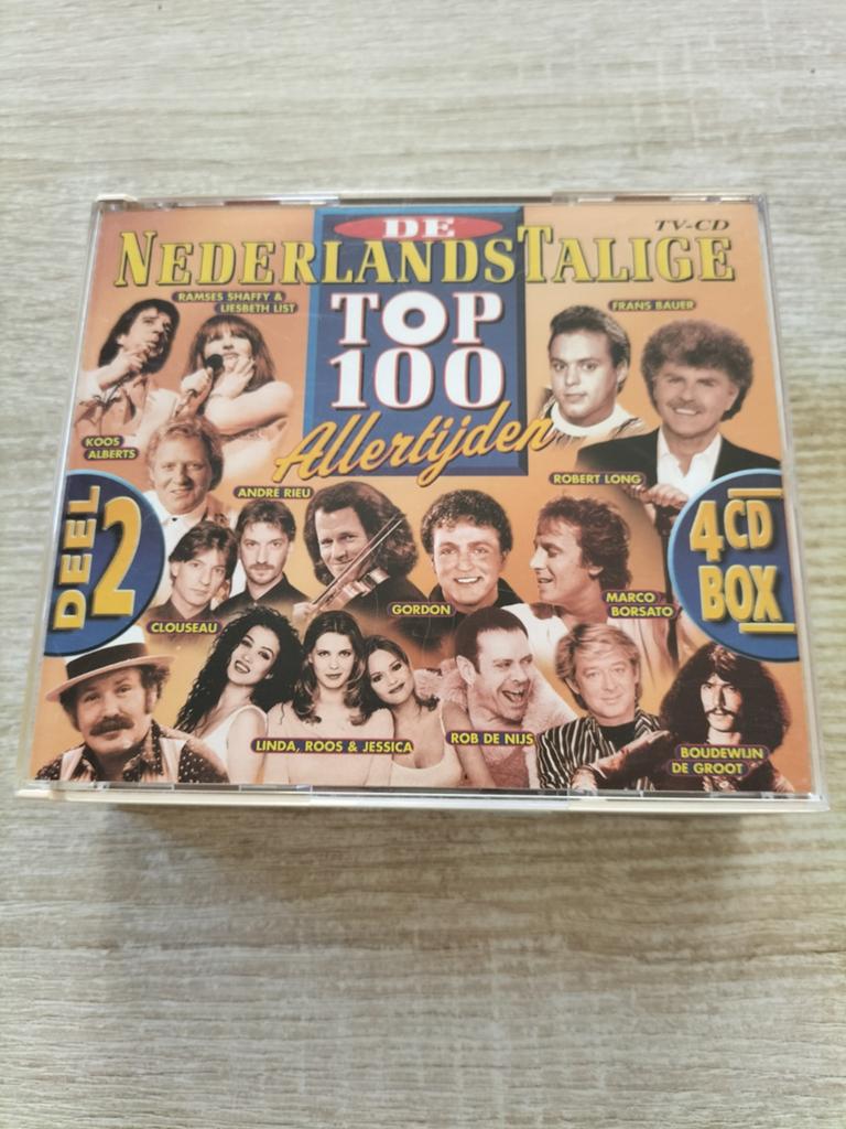 De Nederlandstalige top 100 allertijden deel 2 4 cd box, Ophalen of Verzenden, Nederlandstalig