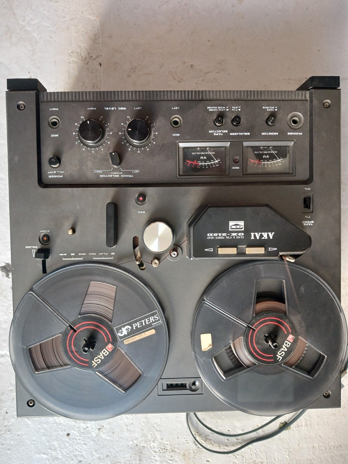 Akai GX-215D Bandrecorder - Werkend, met gebreken, Audio, Tv en Foto, Bandrecorders, Ophalen, Bandrecorder
