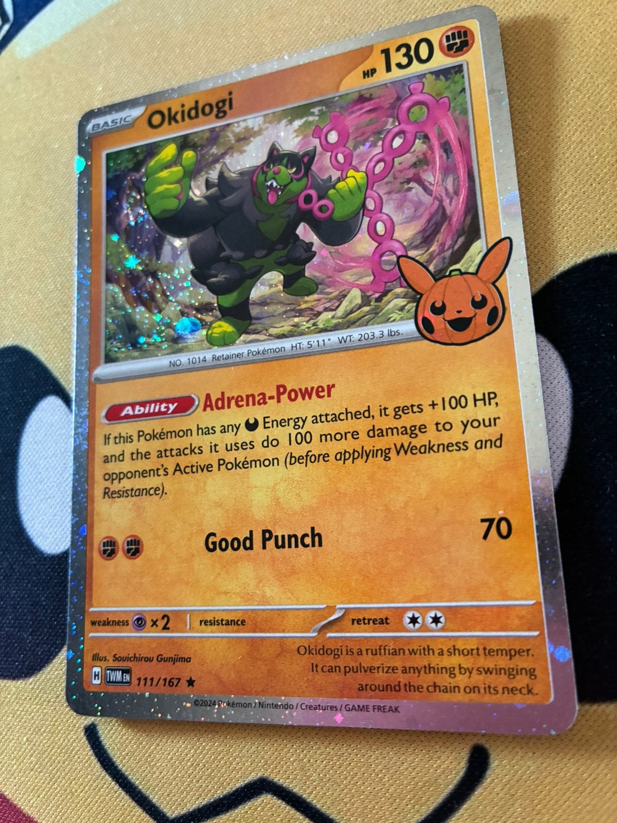 Okidogi 111/167 – Trick or Trade – Cosmos Holo – Swirl, Ophalen of Verzenden, Zo goed als nieuw