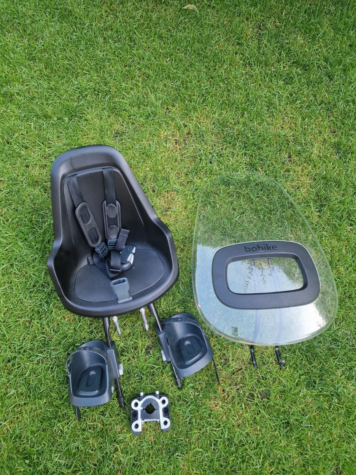 Bobike one mini voorzitje met windscherm, Ophalen, Gebruikt, Voorzitje, Bobike