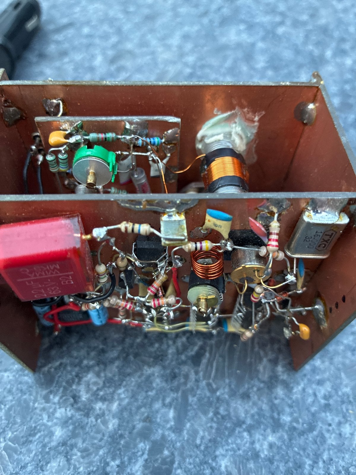 Klein Zendertje 6.6-7.7 MHz ??, Telecommunicatie, Ophalen of Verzenden, Gebruikt, Zender