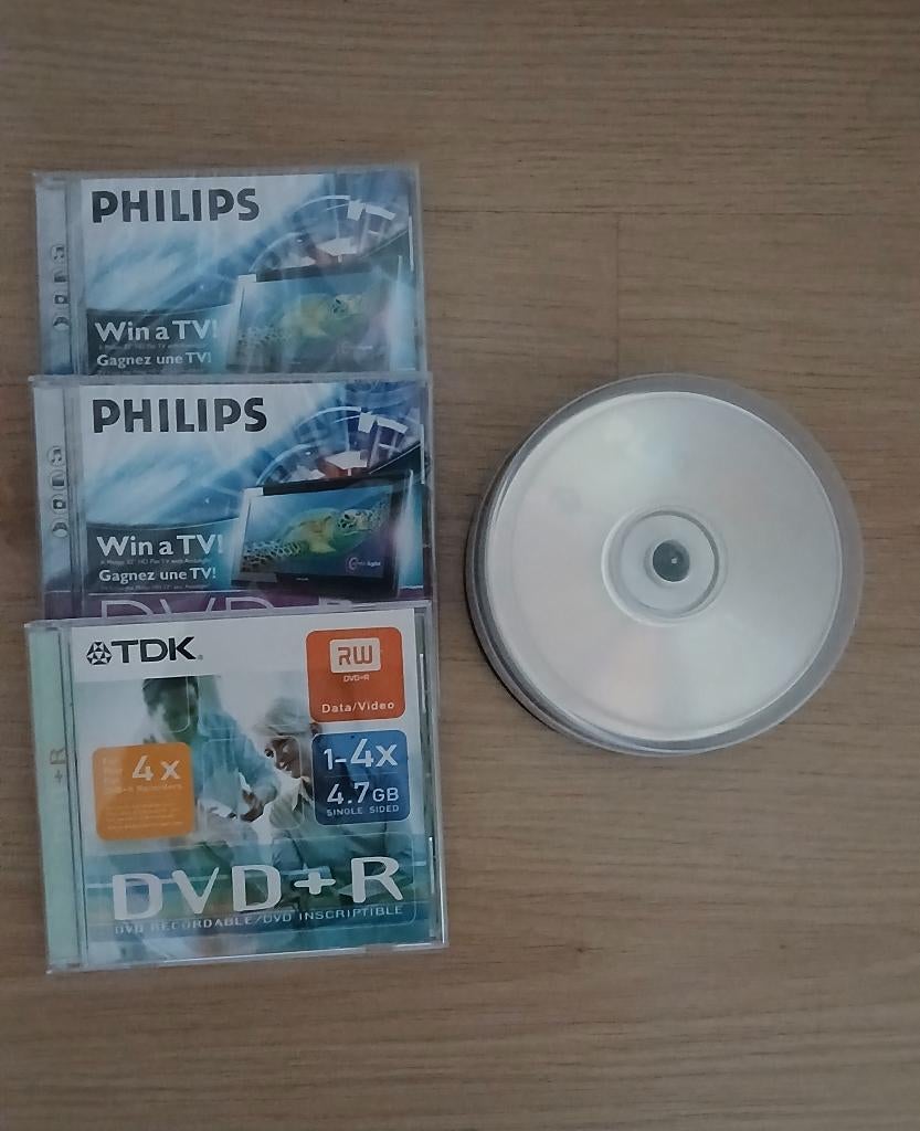 30 nieuwe lege dvd's Philips, Platinum en TDK, Ophalen of Verzenden, Nieuw, Dvd