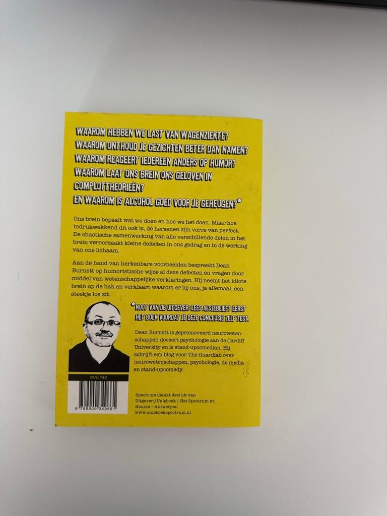 Een Steekje Los - De werking van ons absurde brein, Boeken, Psychologie, Gelezen, Functieleer of Neuropsychologie, Ophalen of Verzenden
